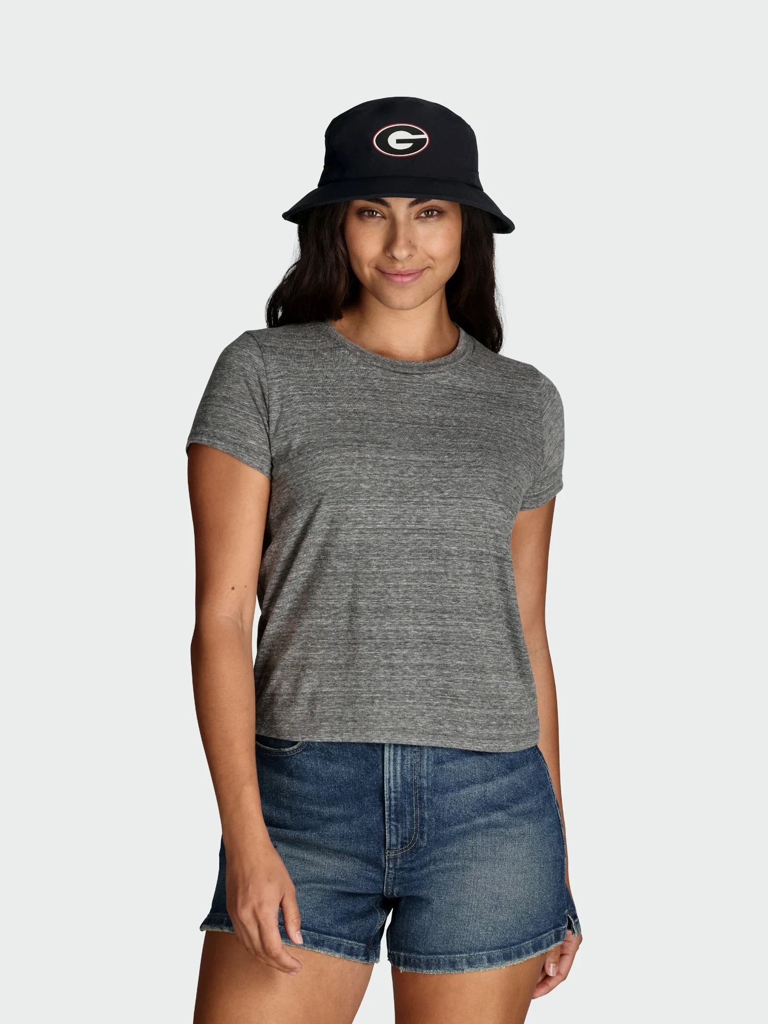 Cool One UPF Bucket Hat / Georgia Bulldogs / Black - Image 4