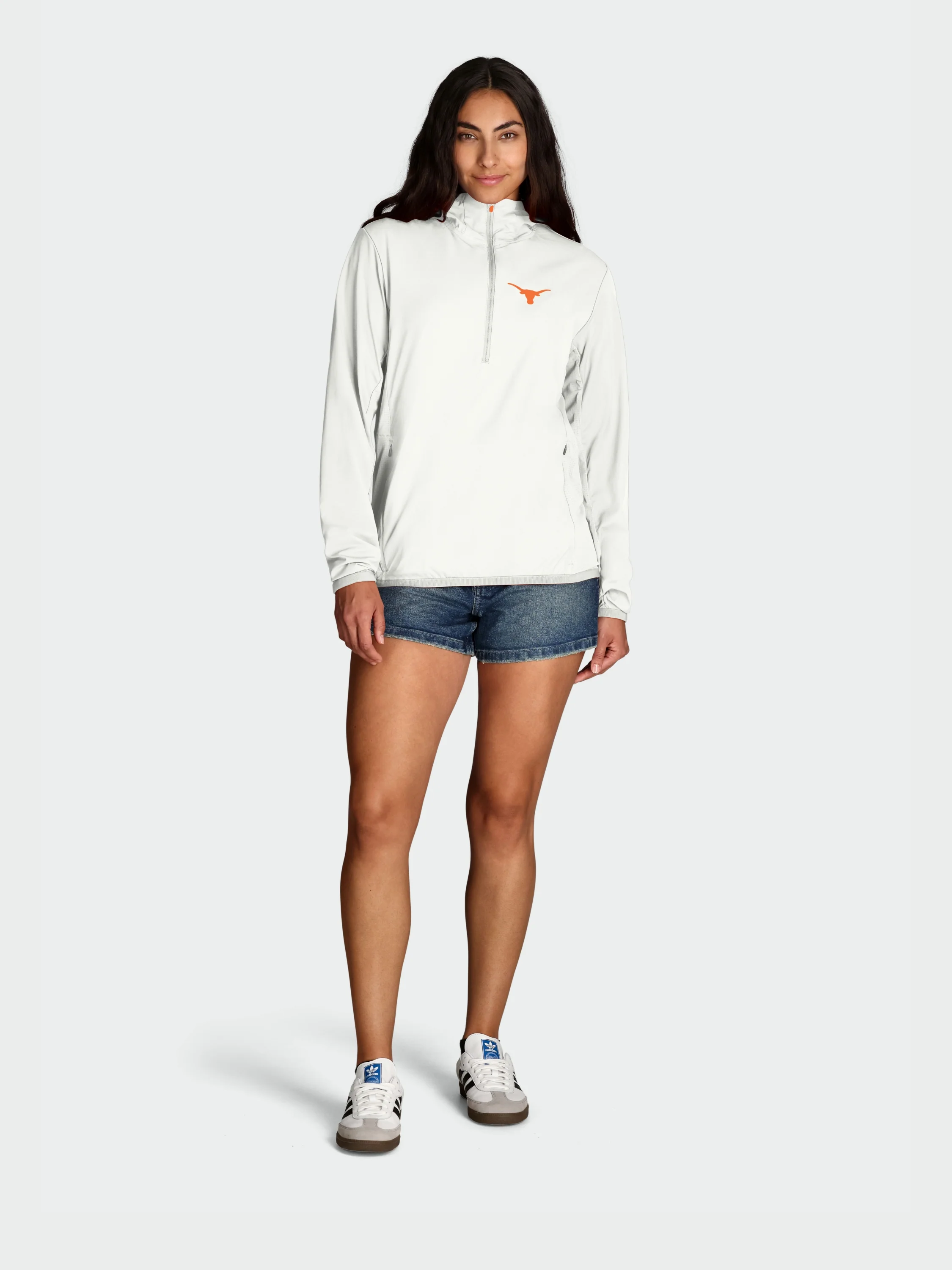 Cool One UPF Pullover / Texas Longhorns / White - Image 3