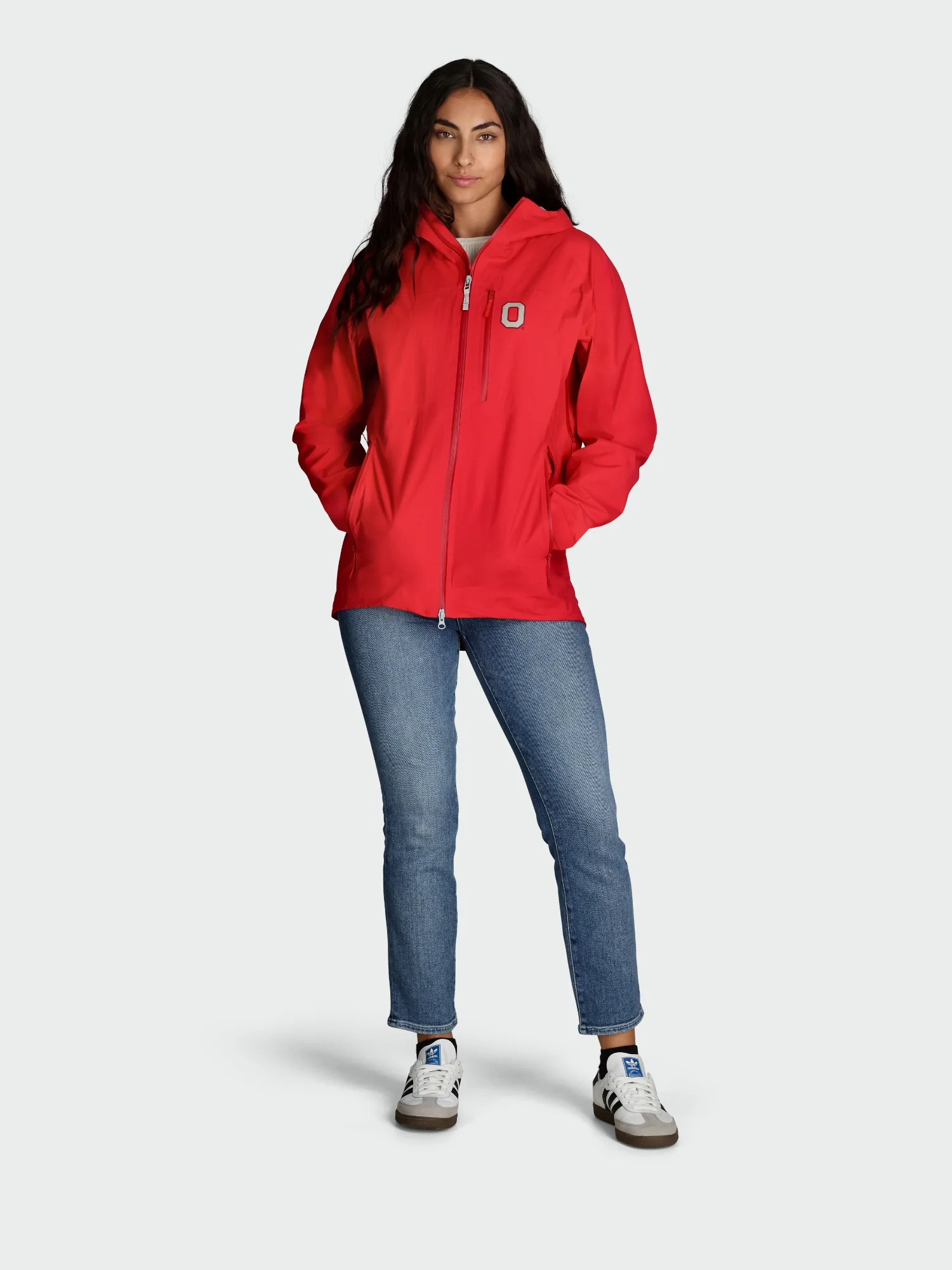 Dry One Waterproof Coat / Ohio State Buckeyes / Scarlet - Image 3