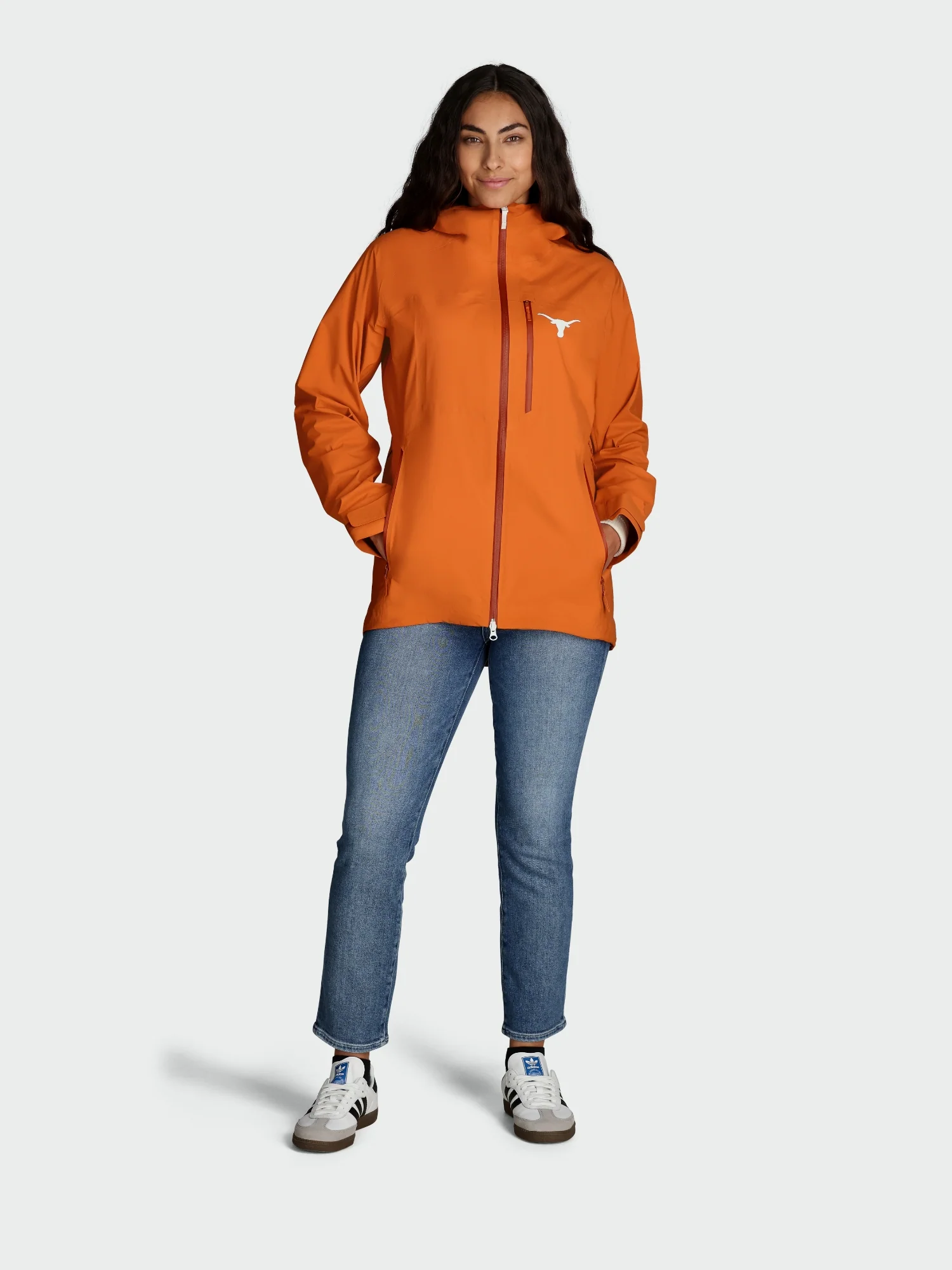 Dry One Waterproof Coat / Texas Longhorns / Burnt Orange - Image 3