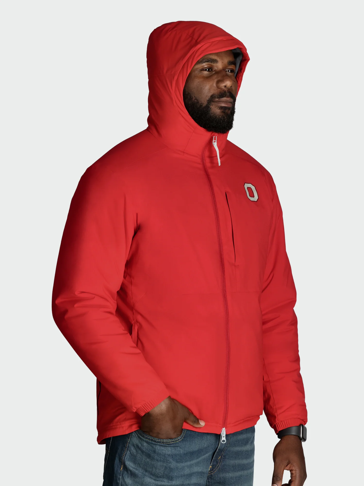 Warm One Insulated Jacket / Ohio State Buckeyes / Scarlet - Image 4