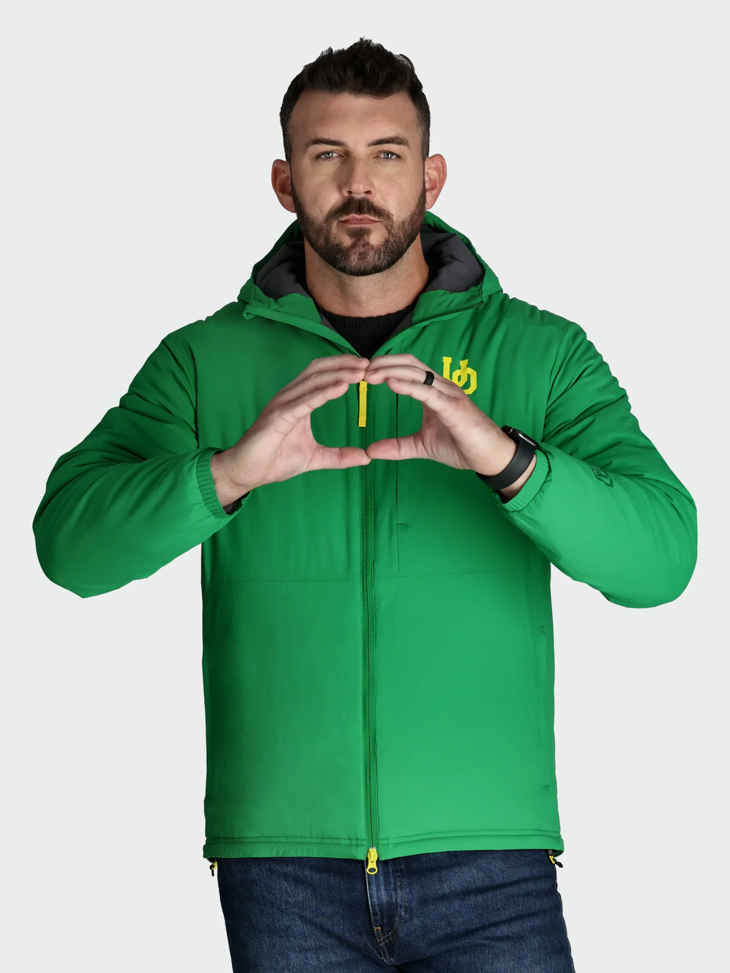 Warm One Insulated Jacket / Oregon Ducks / Green - Image 4